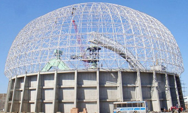 马鞍山圆形煤场网架